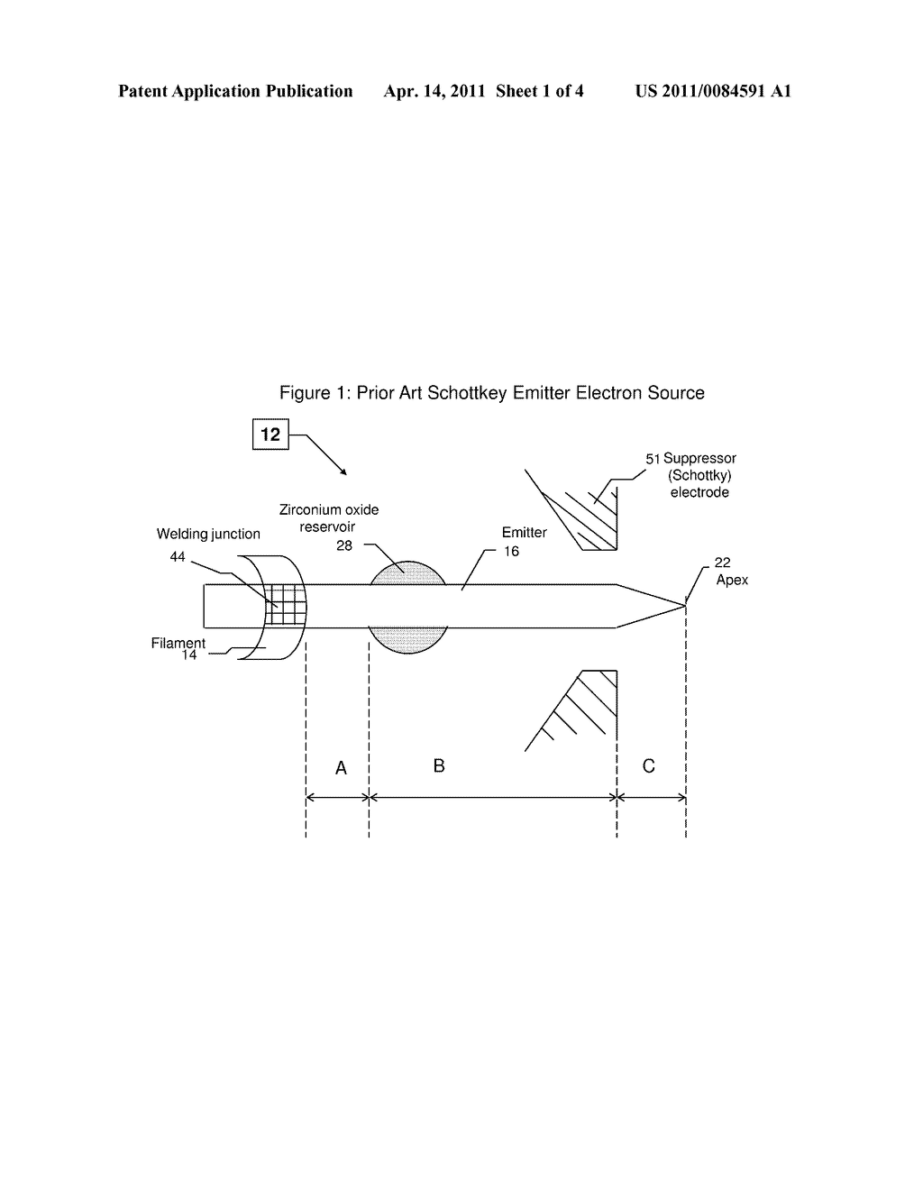 THERMAL FIELD EMISSION CATHODE - diagram, schematic, and image 02