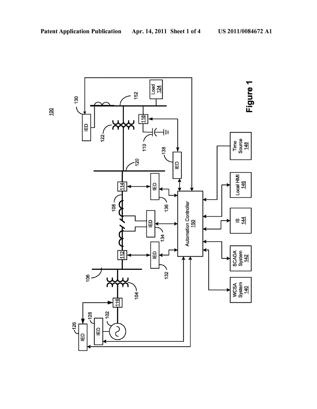 SYSTEMS AND METHODS FOR SYNCHRONIZED CONTROL OF ELECTRICAL POWER SYSTEM VOLTAGE PROFILES - diagram, schematic, and image 02