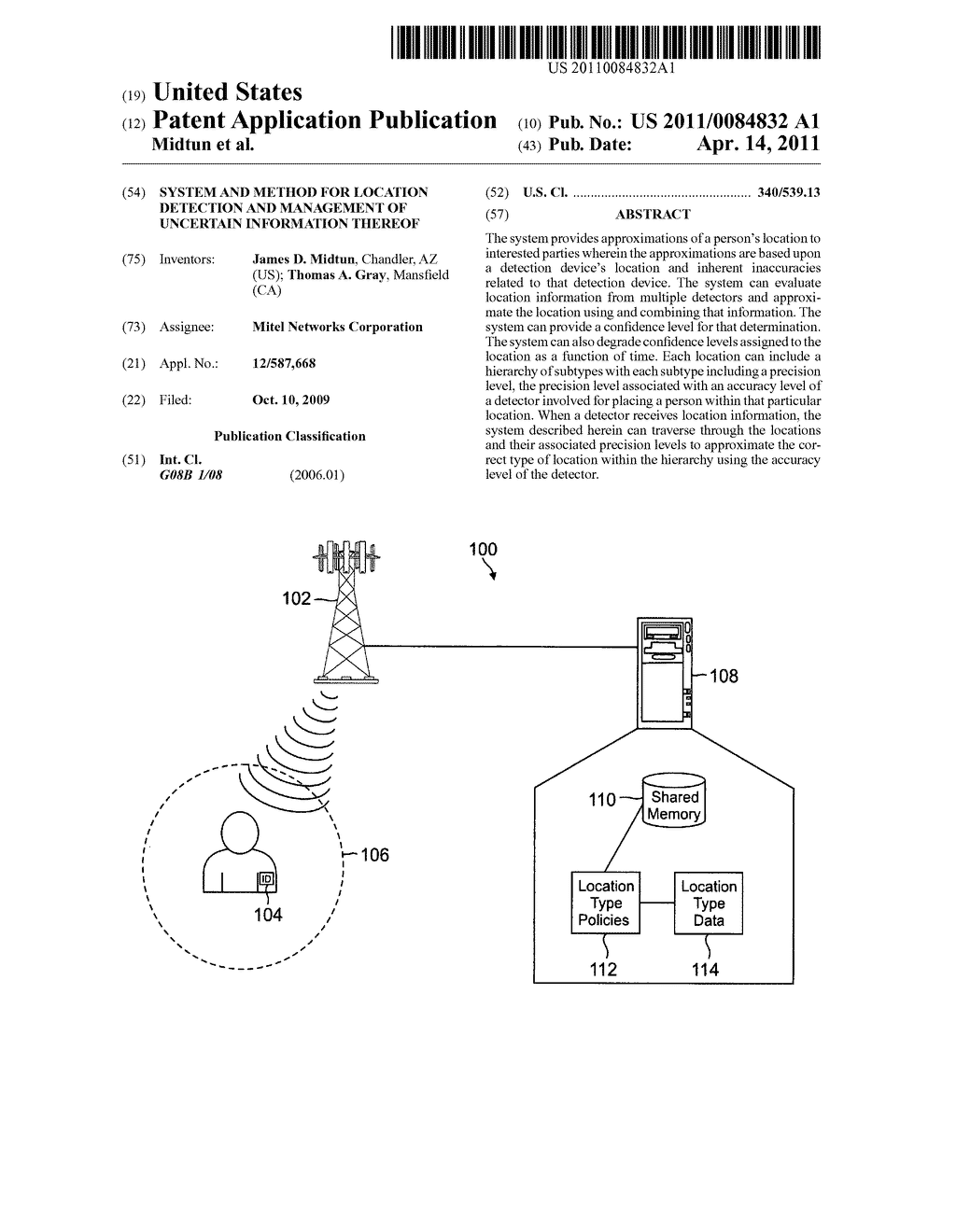 System and method for location detection and management of uncertain information thereof - diagram, schematic, and image 01