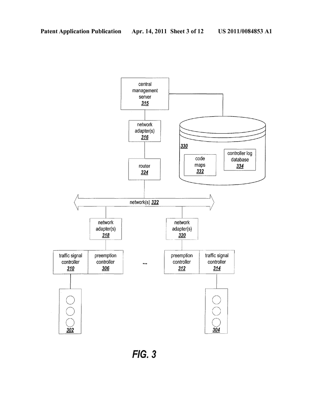 Centralized Management of Preemption Control of Traffic Signals - diagram, schematic, and image 04