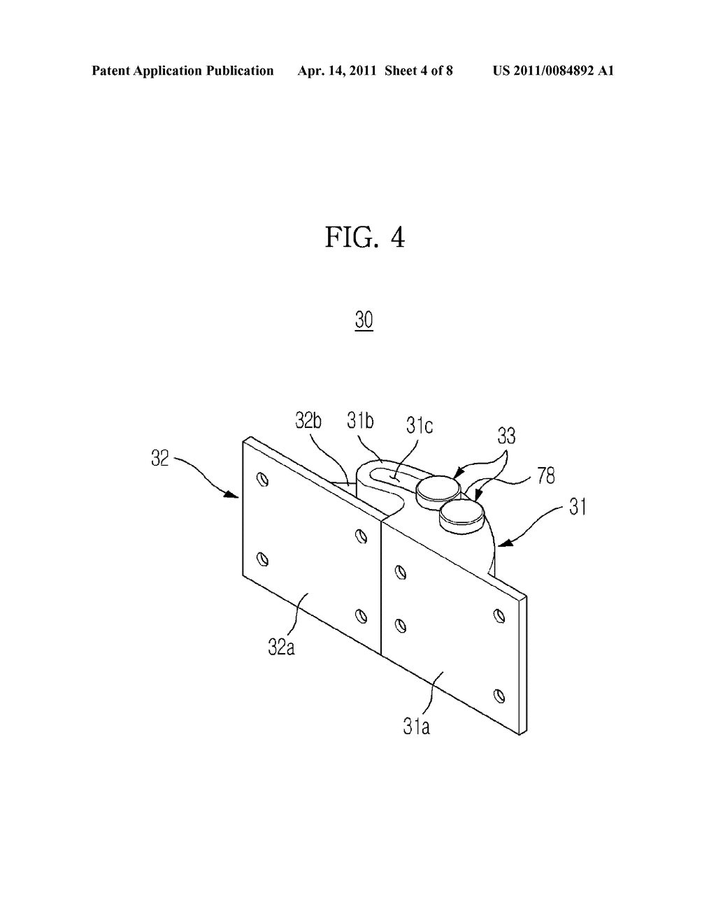 MULTI DISPLAY APPARATUS AND HINGE DEVICE THEREFOR - diagram, schematic, and image 05