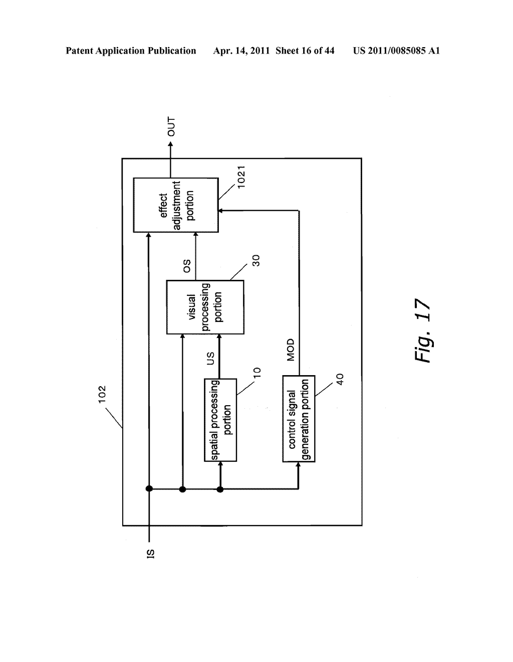 VISUAL PROCESSING DEVICE, DISPLAY DEVICE, VISUAL PROCESSING METHOD, PROGRAM, AND INTEGRATED CIRCUIT - diagram, schematic, and image 17
