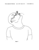 Free space hands free ocular observation camera mount diagram and image