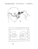 Free space hands free ocular observation camera mount diagram and image