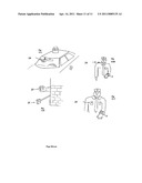 Free space hands free ocular observation camera mount diagram and image