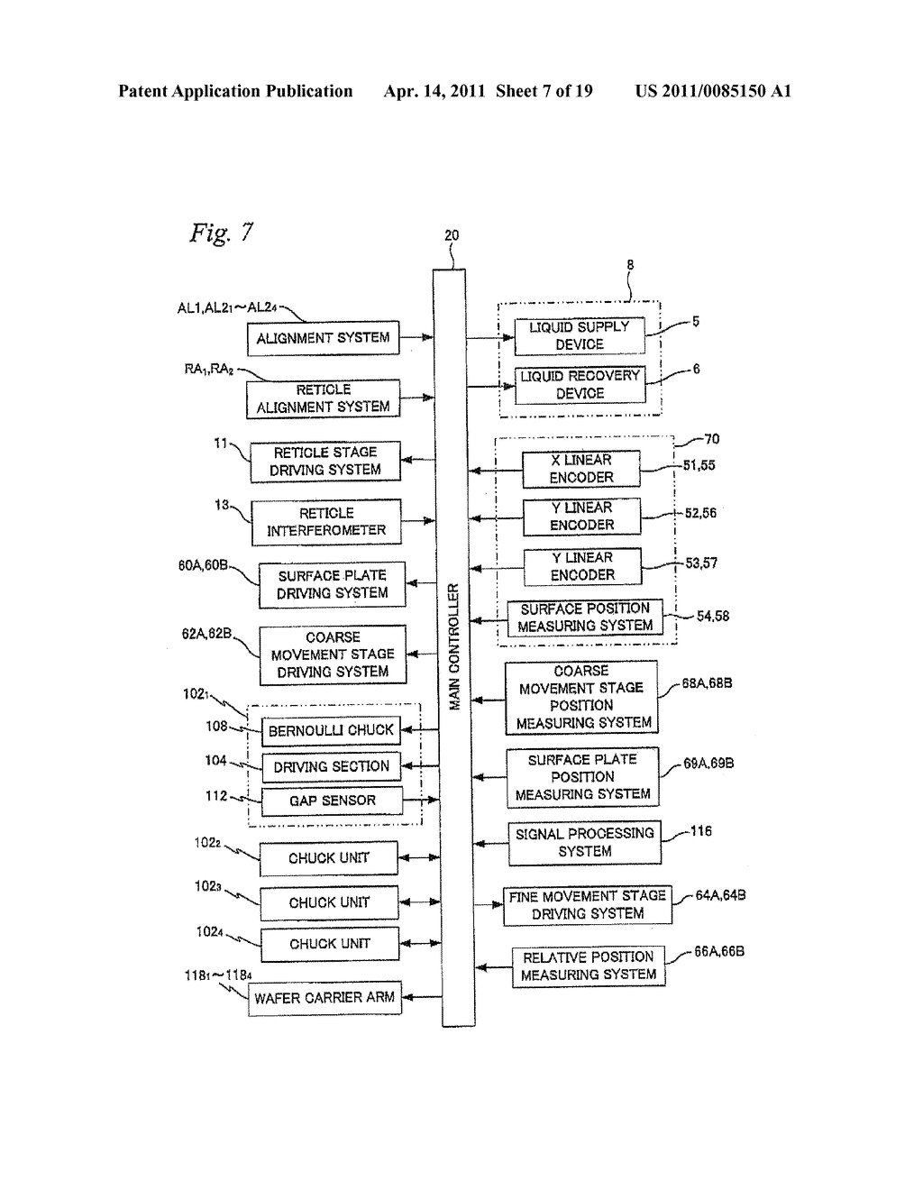 EXPOSURE APPARATUS, EXPOSURE METHOD, AND DEVICE MANUFACTURING METHOD - diagram, schematic, and image 08