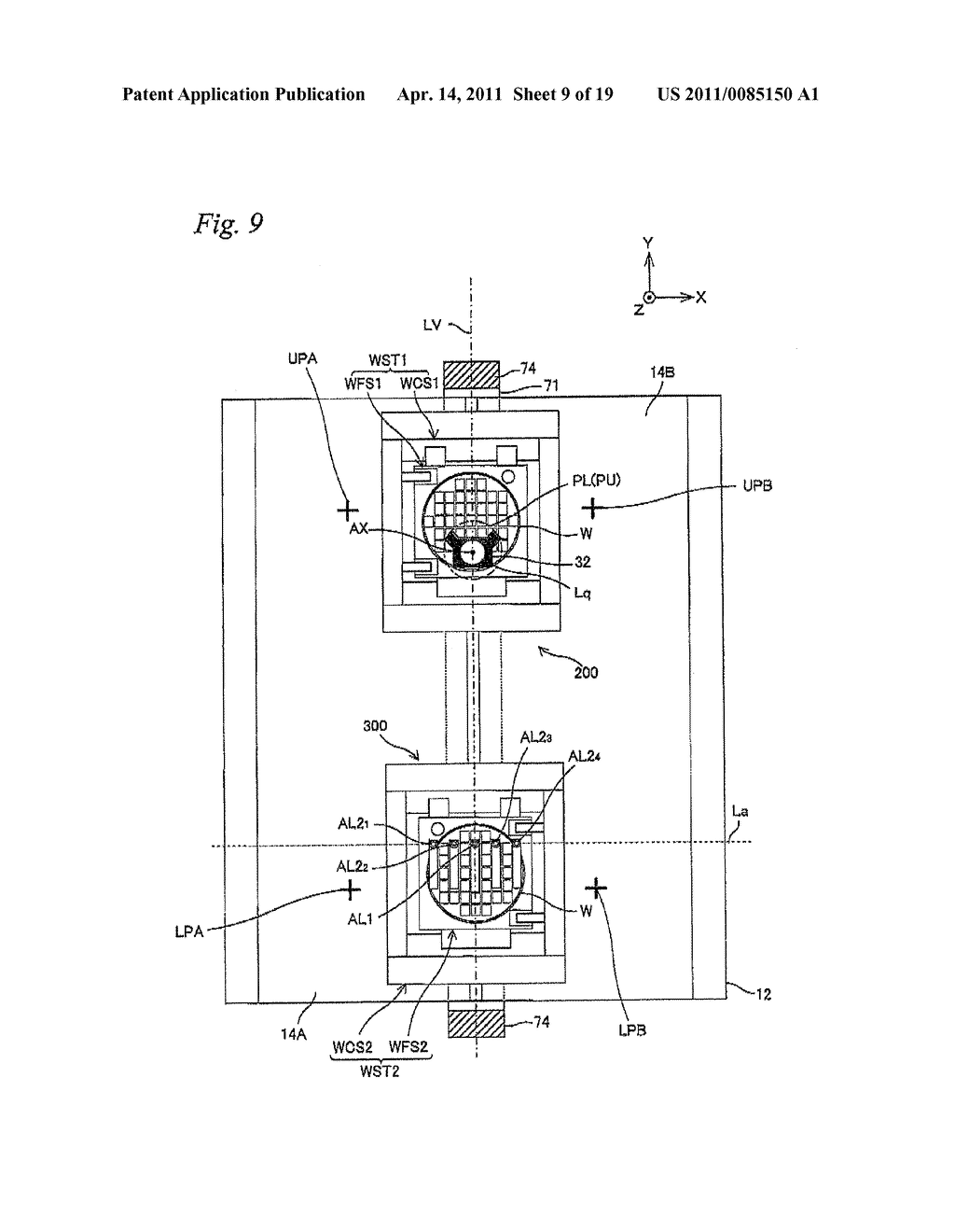 EXPOSURE APPARATUS, EXPOSURE METHOD, AND DEVICE MANUFACTURING METHOD - diagram, schematic, and image 10