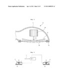 DEVICE FOR ADJUSTING SIDE MIRRORS OF AN AUTOMOBILE diagram and image