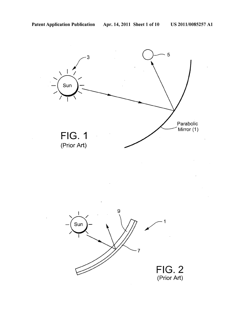 Parabolic trough or dish reflector for use in concentrating solar power apparatus and method of making same - diagram, schematic, and image 02