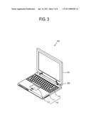 HINGE UNIT AND PORTABLE COMPUTER HAVING THE SAME diagram and image