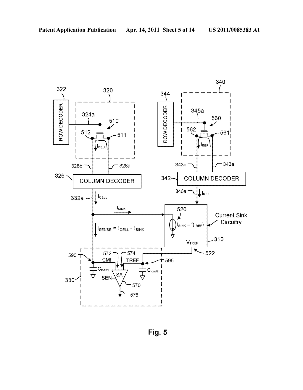 CURRENT SINK SYSTEM FOR SOURCE SIDE SENSING - diagram, schematic, and image 06