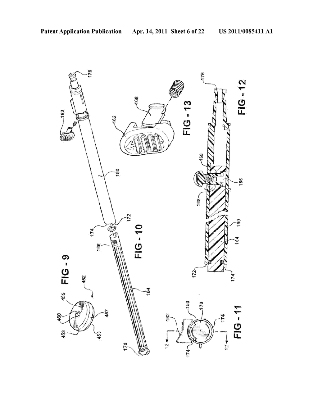 CARTRIDGE IN WHICH BONE CEMENT IS MIXED AND FROM WHICH BONE CEMENT IS DELIVERED, THE CARTRIDGE HAVING A COMPRESSIBLE BLADE WITH PLURAL VANES - diagram, schematic, and image 07