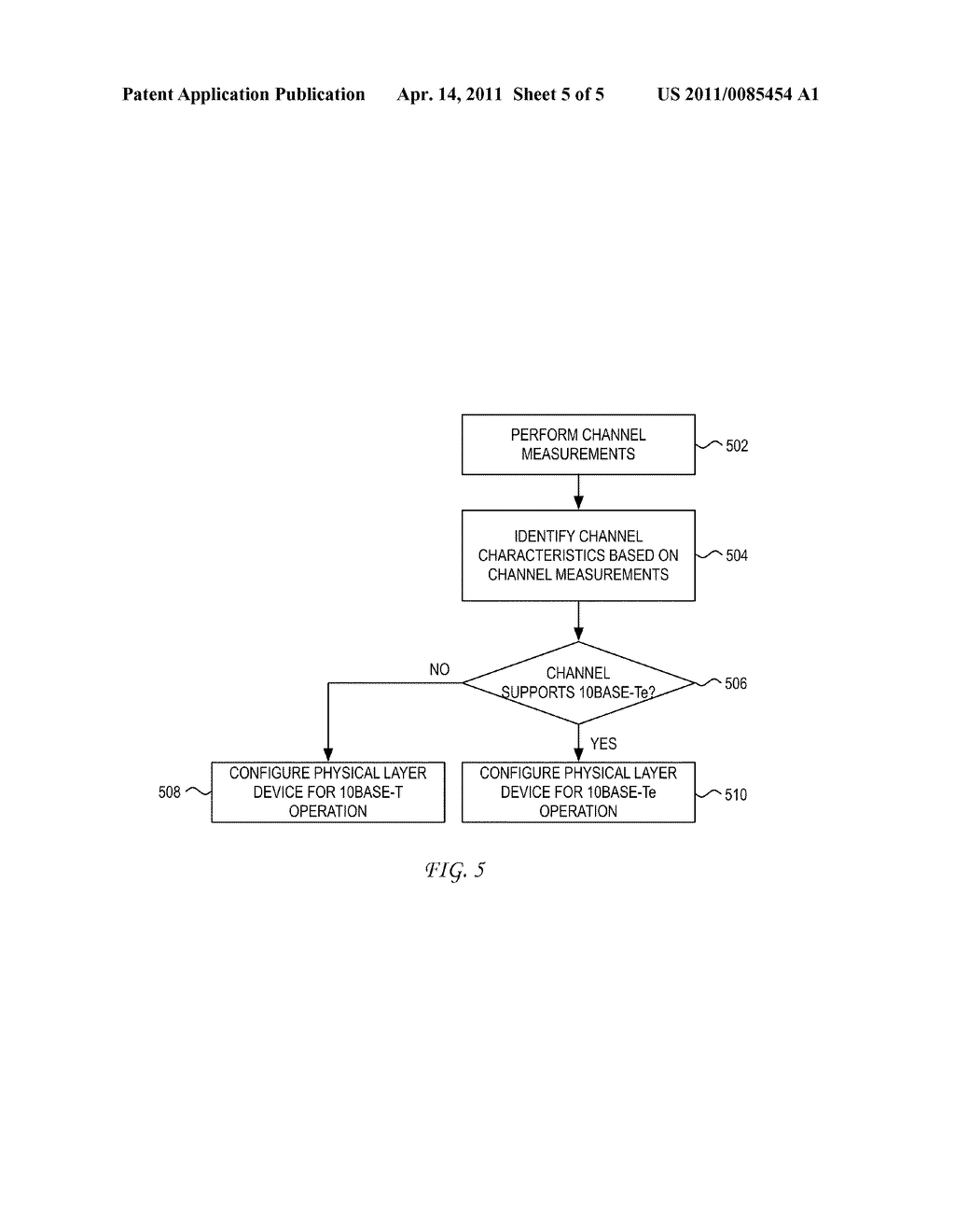 System and Method for Auto 10BASE-T/10BASE-Te Selection Based on Cable Characteristics - diagram, schematic, and image 06