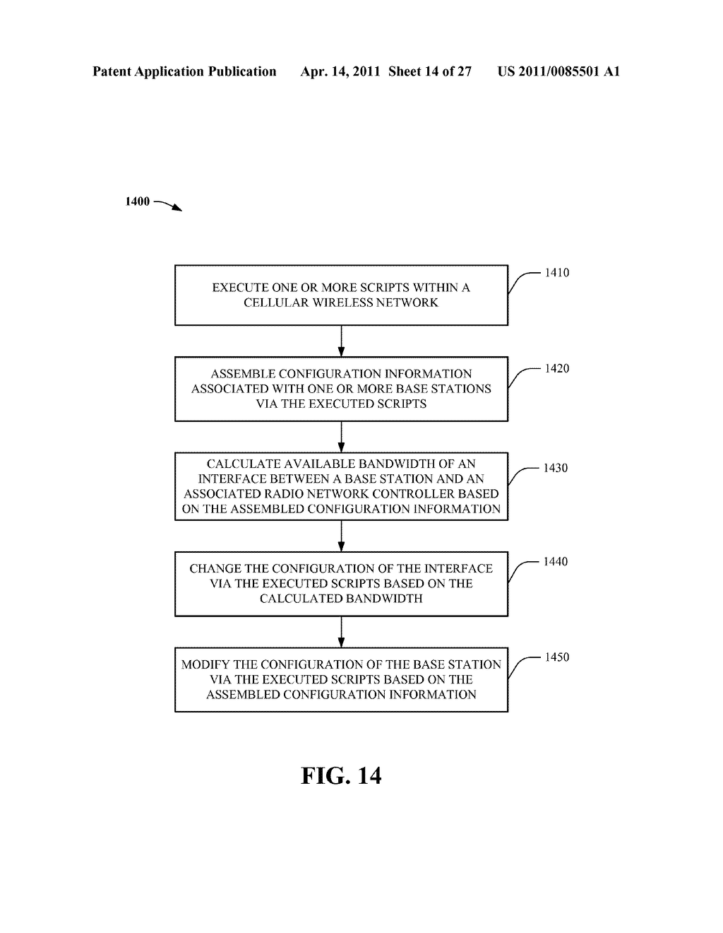 CAPACITY MANAGEMENT OF AN ASYNCHRONOUS TRANSFER MODE INTERFACE IN A WIRELESS COMMUNICATION INFRASTRUCTURE - diagram, schematic, and image 15