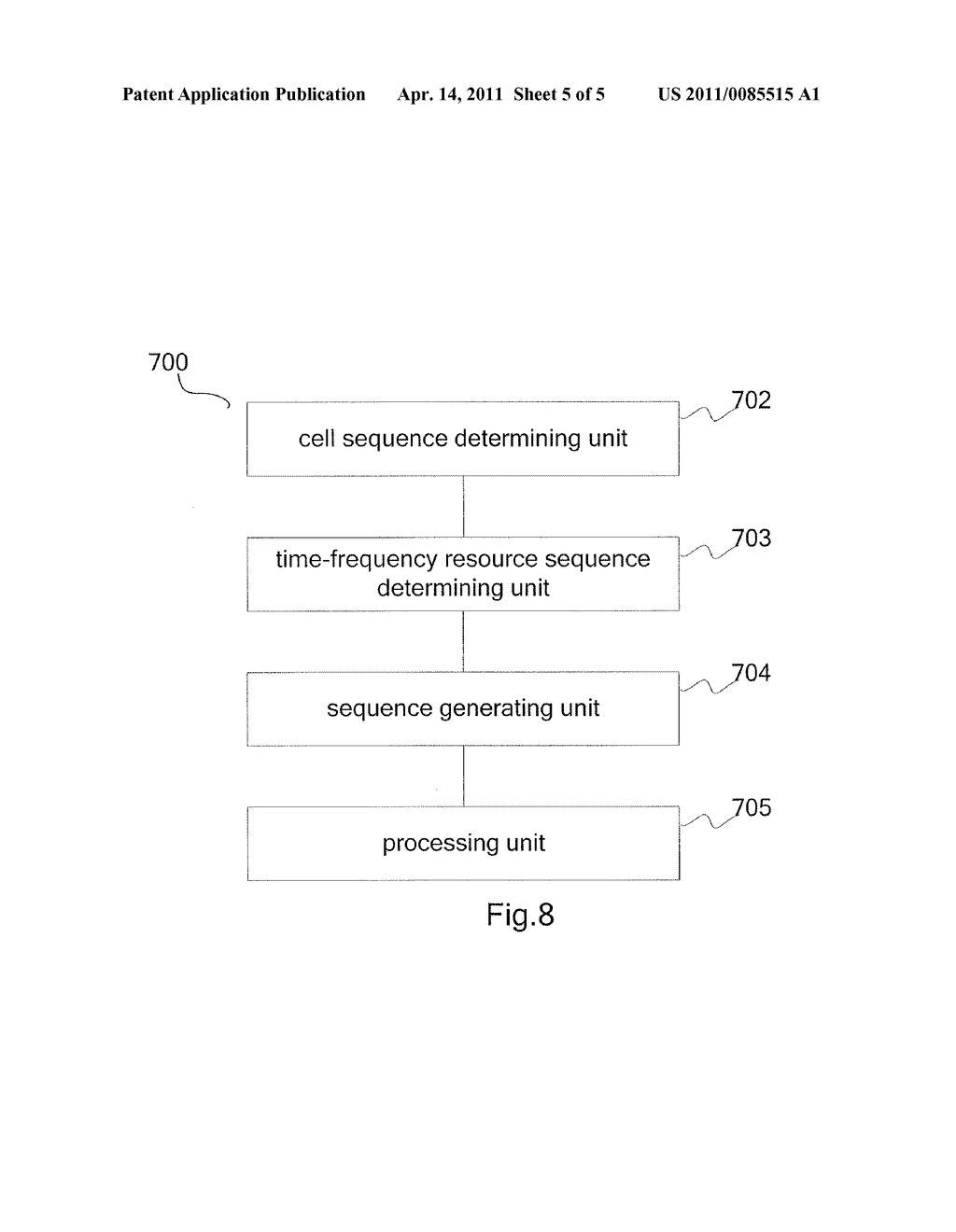 Method and apparatus for sequence distributing and sequence processing in communication system - diagram, schematic, and image 06