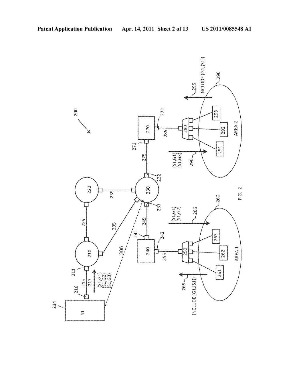 METHODS AND APPARATUS FOR TRANSMITTING MULTICAST TRAFFIC IN A DATA NETWORK - diagram, schematic, and image 03