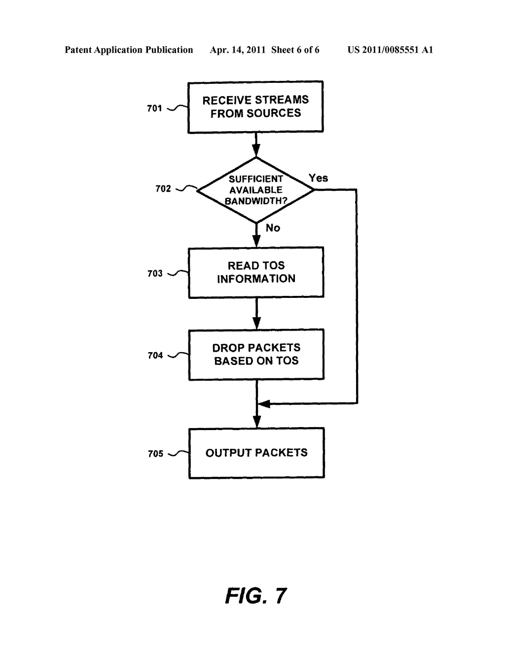 STAGGERCASTING METHOD AND APPARATUS USING TYPE OF SERVICE (TOS) INFORMATION - diagram, schematic, and image 07