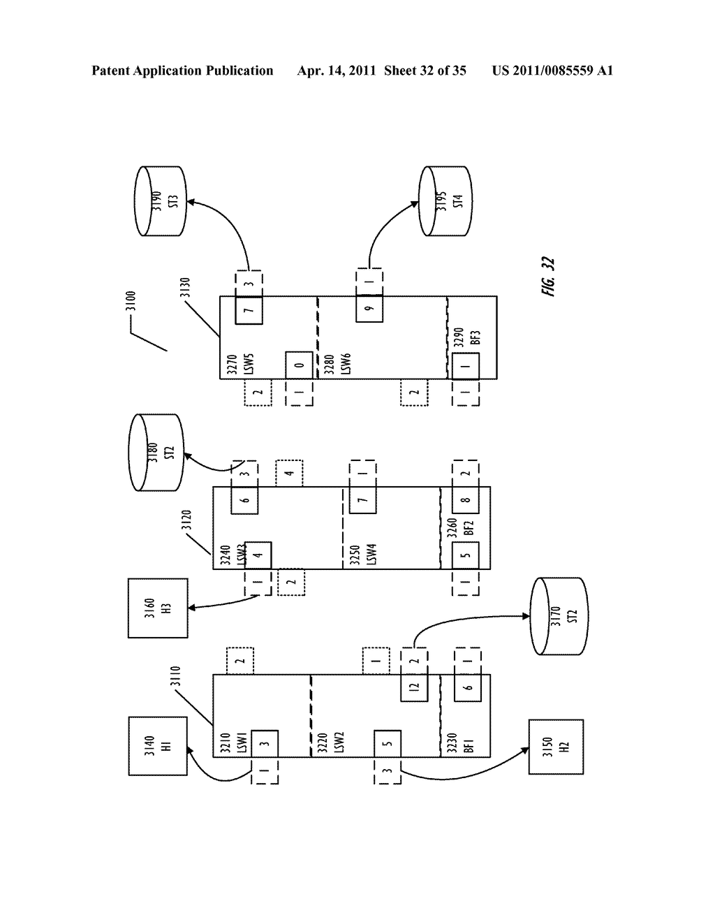 Transit Switches in a Network of Logical Switches - diagram, schematic, and image 33