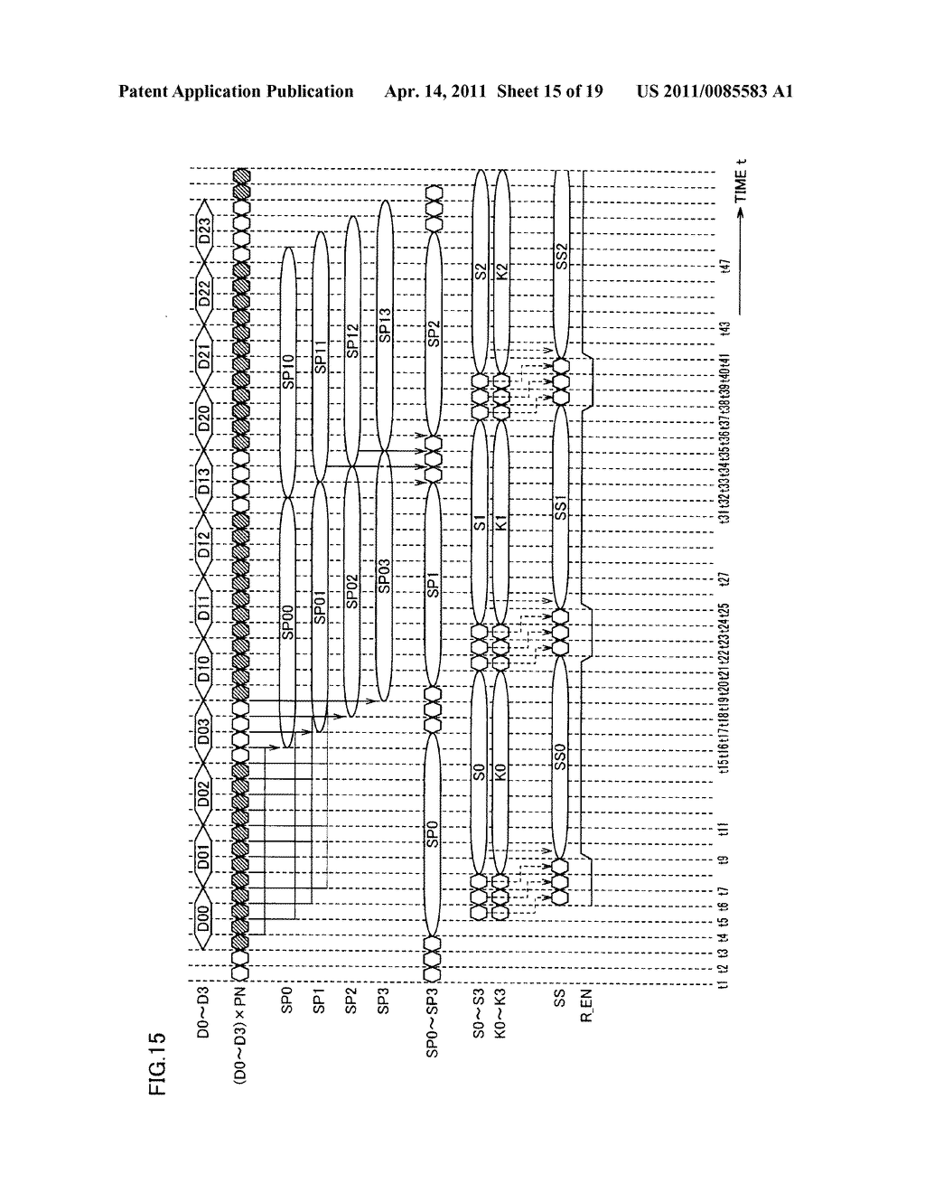 RECEPTION APPARATUS USING SPREAD SPECTRUM COMMUNICATION SCHEME - diagram, schematic, and image 16