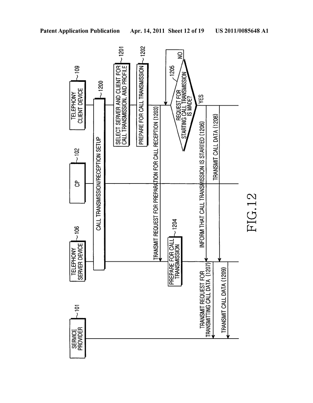 SYSTEM AND METHOD FOR TRANSMITTING AND RECEIVING A CALL ON A HOME NETWORK - diagram, schematic, and image 13