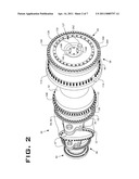 THRUST PLATE FOR ENGAGING A BEARING OF A DRIVE ASSEMBLY diagram and image