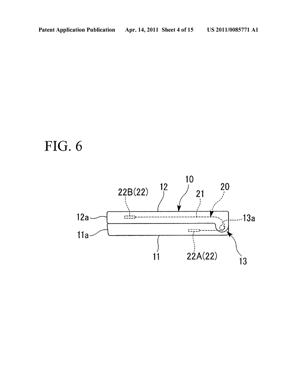 ELECTRONIC APPARATUS, CELLULAR PHONE, FLEXIBLE CABLE AND METHOD FOR MANUFACTURING OPTICAL WAVEGUIDE FORMING BODY - diagram, schematic, and image 05