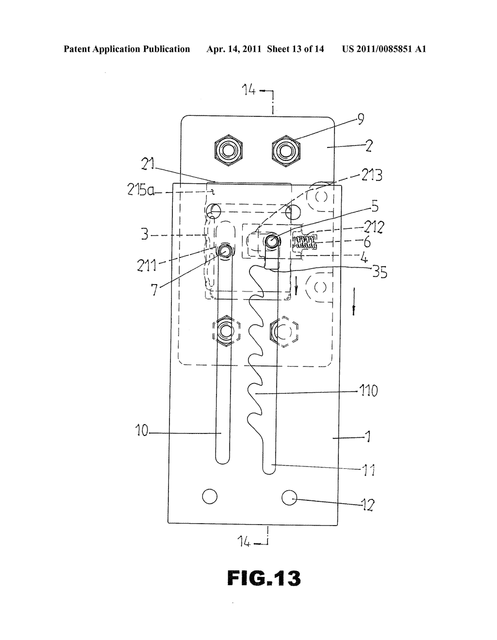 Lifting Device for the Backrest of a Chair - diagram, schematic, and image 14