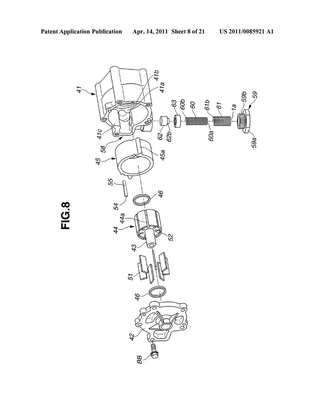 Apparatus Having Control Valve and Variable Capacitance Pump and Hydraulic Pressure Circuit of Internal Combustion Engine in which the Same Apparatus is Used - diagram, schematic, and image 09