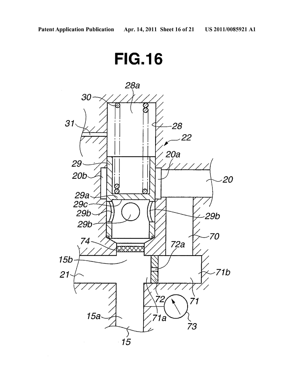 Apparatus Having Control Valve and Variable Capacitance Pump and Hydraulic Pressure Circuit of Internal Combustion Engine in which the Same Apparatus is Used - diagram, schematic, and image 17