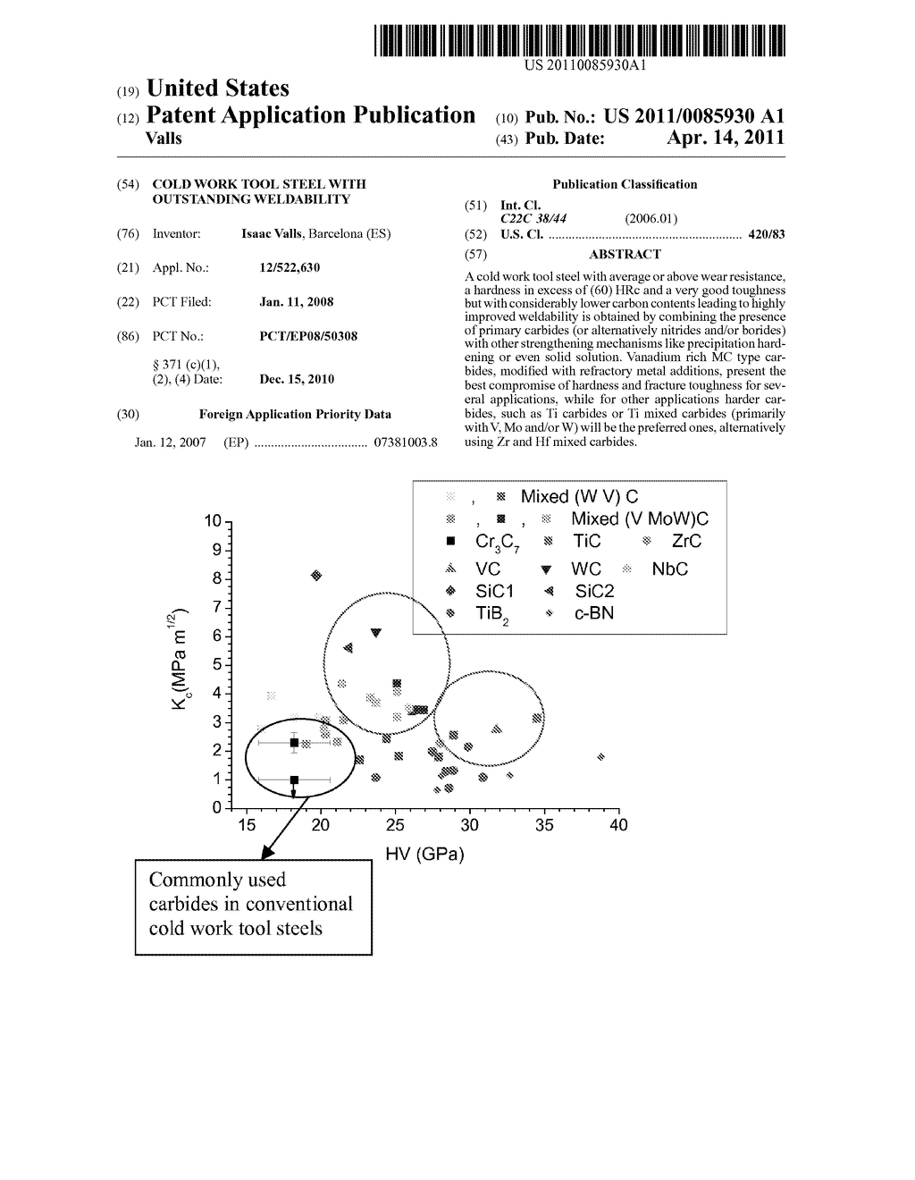 COLD WORK TOOL STEEL WITH OUTSTANDING WELDABILITY - diagram, schematic, and image 01