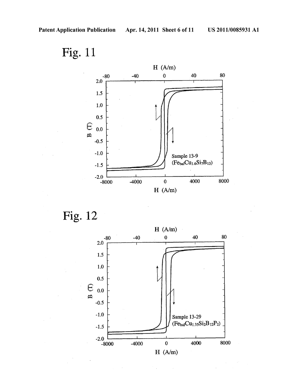 NANO-CRYSTALLINE, MAGNETIC ALLOY, ITS PRODUCTION METHOD, ALLOY RIBBON AND MAGNETIC PART - diagram, schematic, and image 07