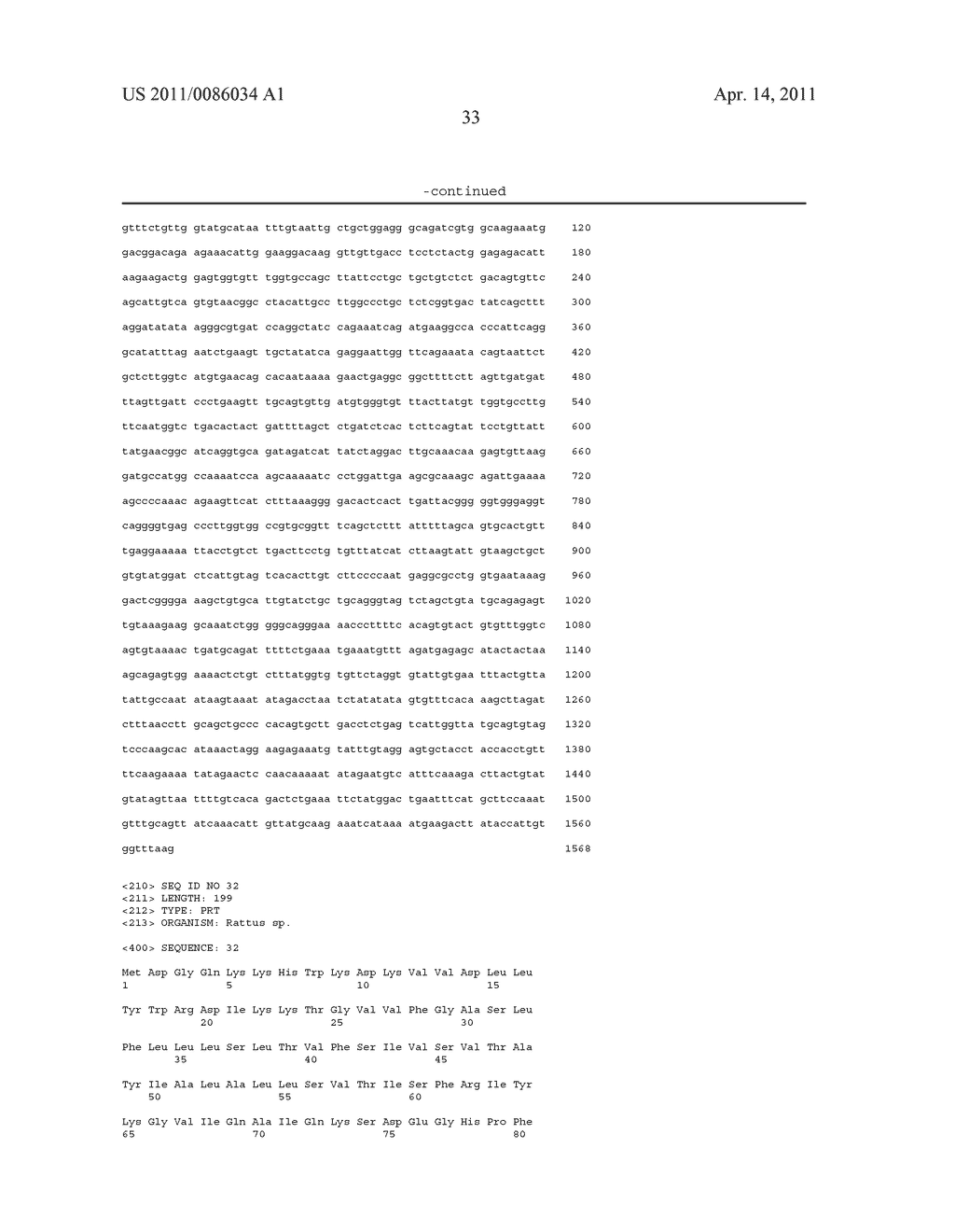 NUCLEOTIDE AND PROTEIN SEQUENCES OF NOGO GENES AND METHODS BASED THEREON - diagram, schematic, and image 75