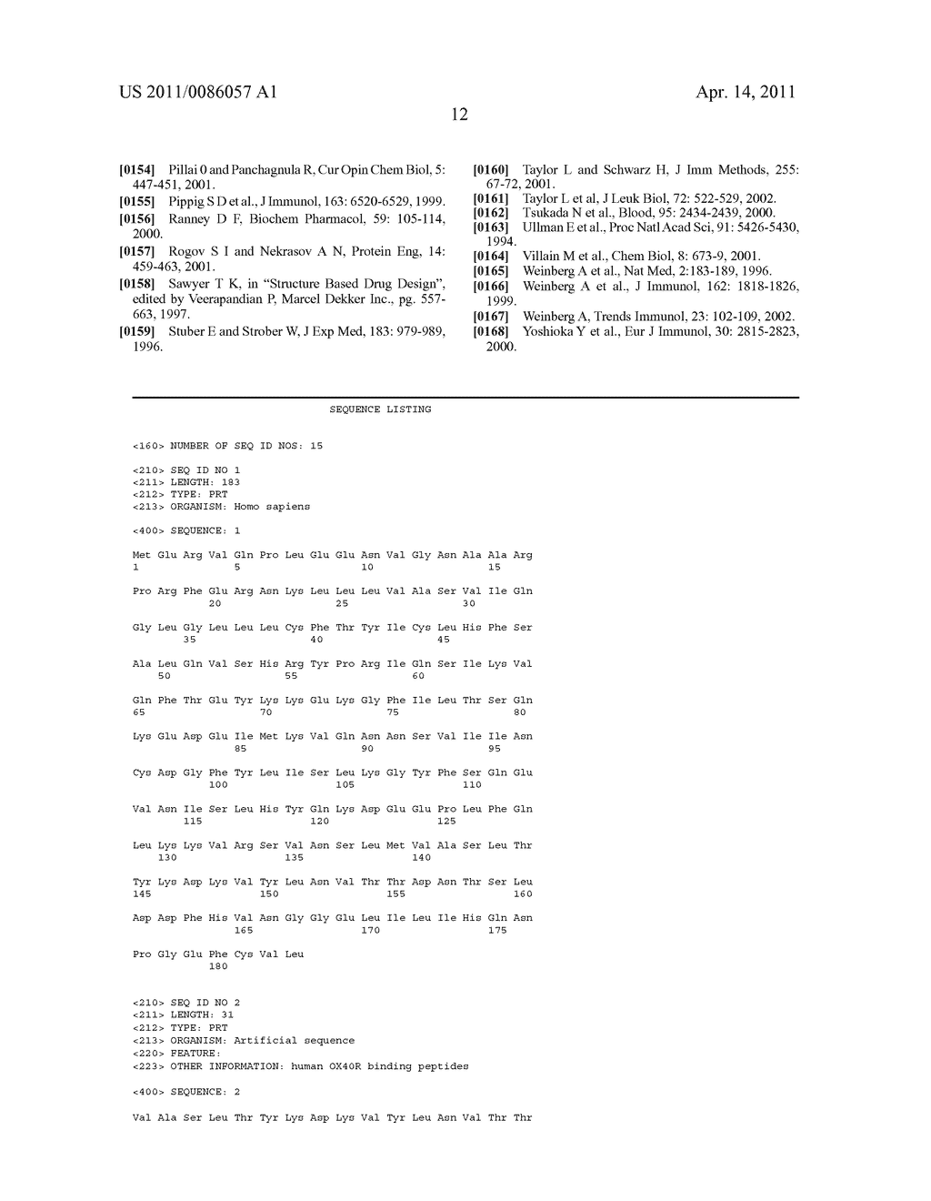 OX40R Binding Agents - diagram, schematic, and image 20