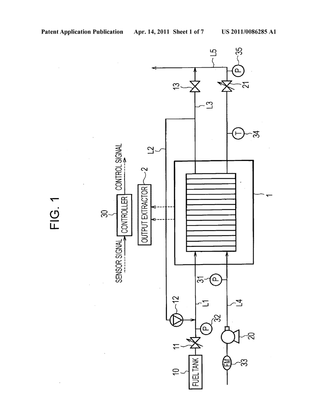 FUEL CELL SYSTEM AND METHOD FOR CONTROLLING FUEL CELL SYSTEM - diagram, schematic, and image 02