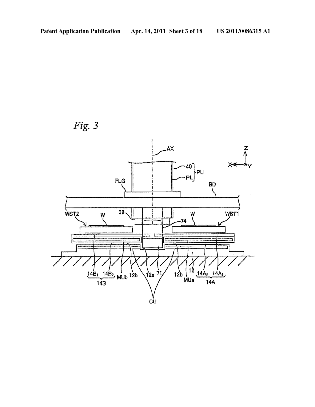 EXPOSURE APPARATUS, EXPOSURE METHOD, AND DEVICE MANUFACTURING METHOD - diagram, schematic, and image 04