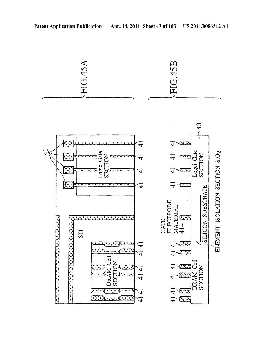 SEMICONDUCTOR DEVICE FABRICATION METHOD AND SEMICONDUCTOR DEVICE - diagram, schematic, and image 44