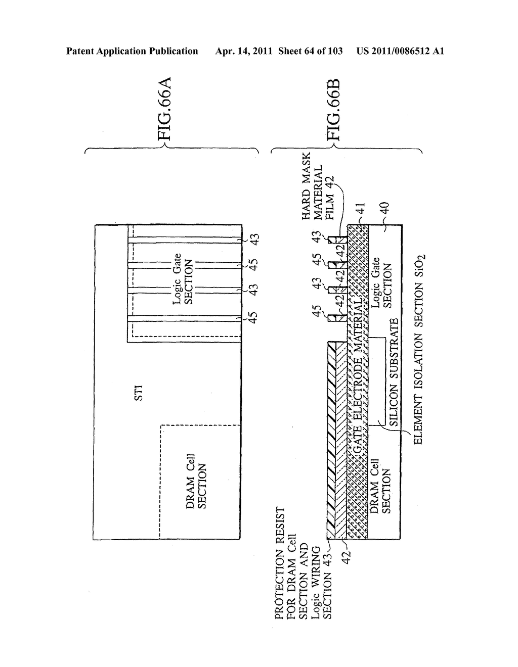 SEMICONDUCTOR DEVICE FABRICATION METHOD AND SEMICONDUCTOR DEVICE - diagram, schematic, and image 65