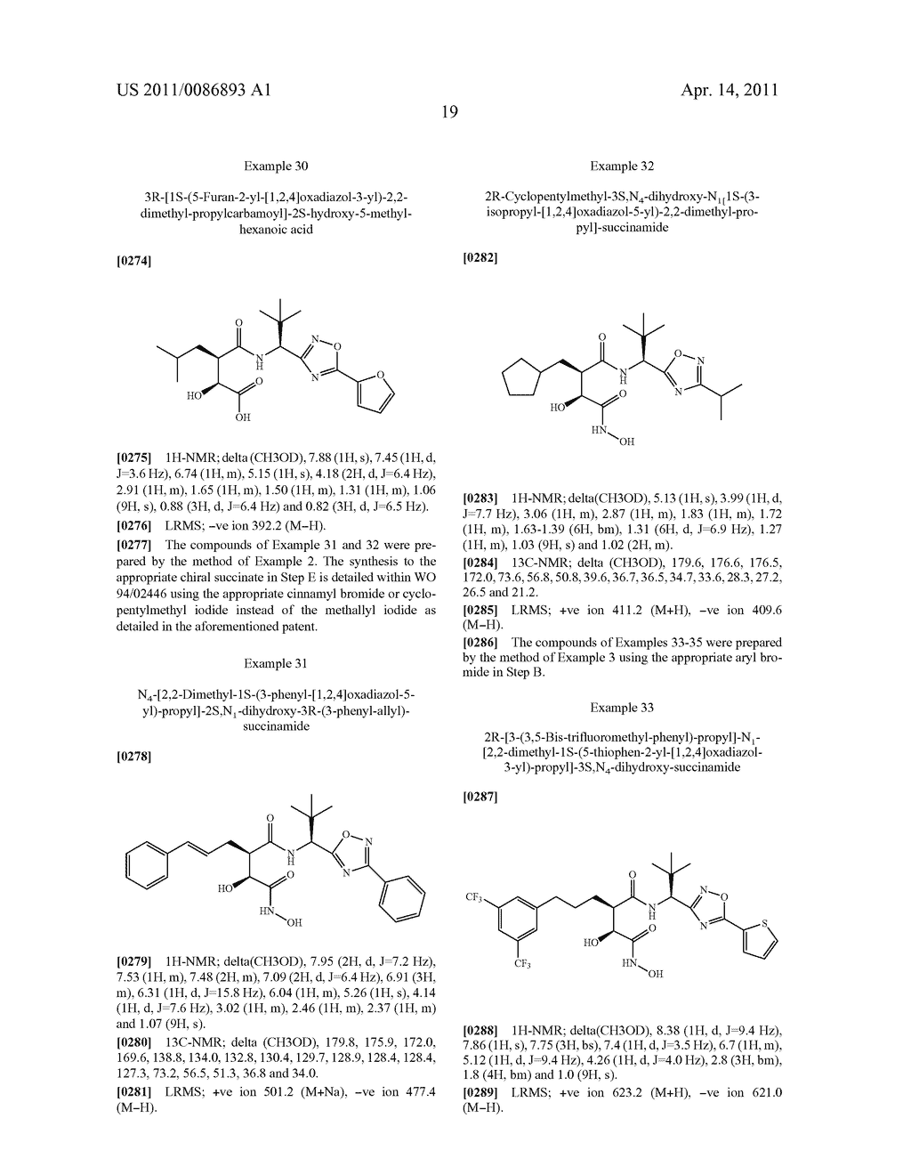 OXA- AND THIADIAZOLES AND THEIR USE AS METALLOPROTEINASE INHIBITORS - diagram, schematic, and image 22