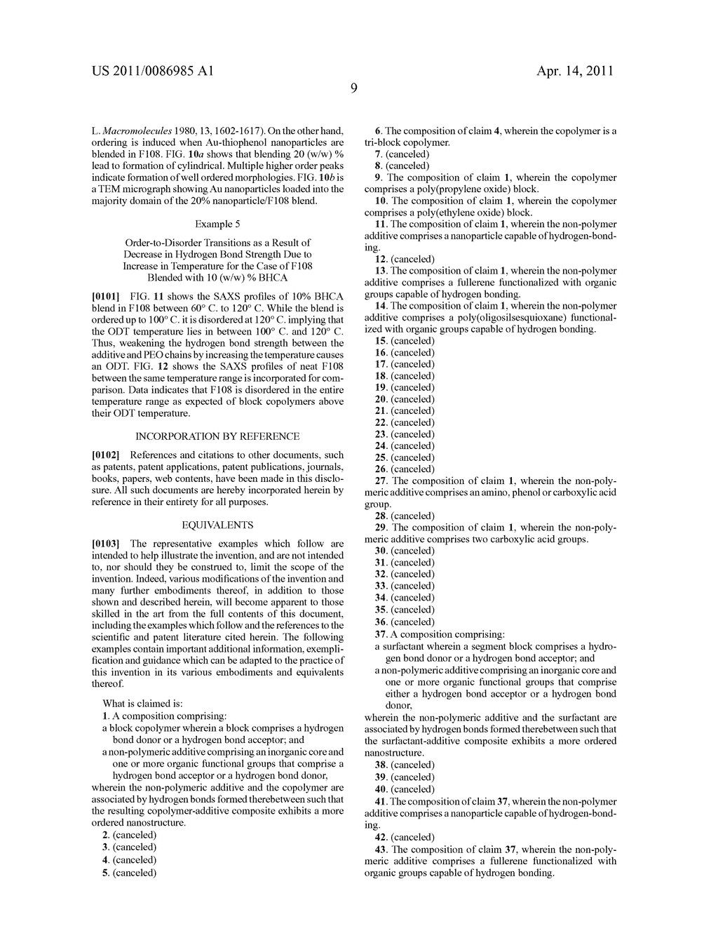 INDUCED POLYMER ASSEMBLIES - diagram, schematic, and image 22