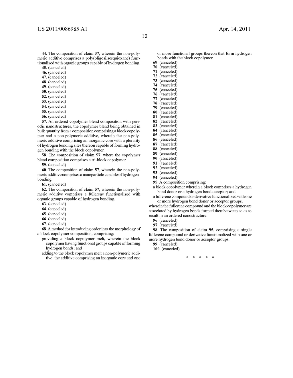 INDUCED POLYMER ASSEMBLIES - diagram, schematic, and image 23