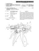 SURGICAL INSTRUMENT FOR TRANSMITTING ENERGY TO TISSUE COMPRISING A MOVABLE ELECTRODE OR INSULATOR diagram and image