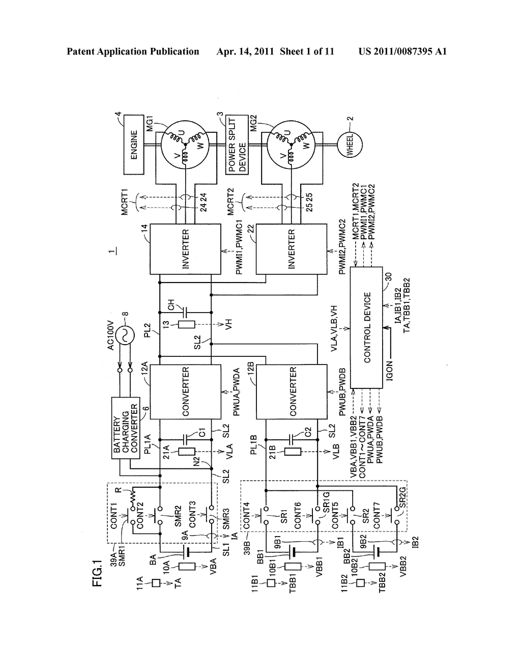 POWER SUPPLY SYSTEM FOR ELECTRICALLY POWERED VEHICLE, AND METHOD FOR CONTROLLING THE SAME - diagram, schematic, and image 02