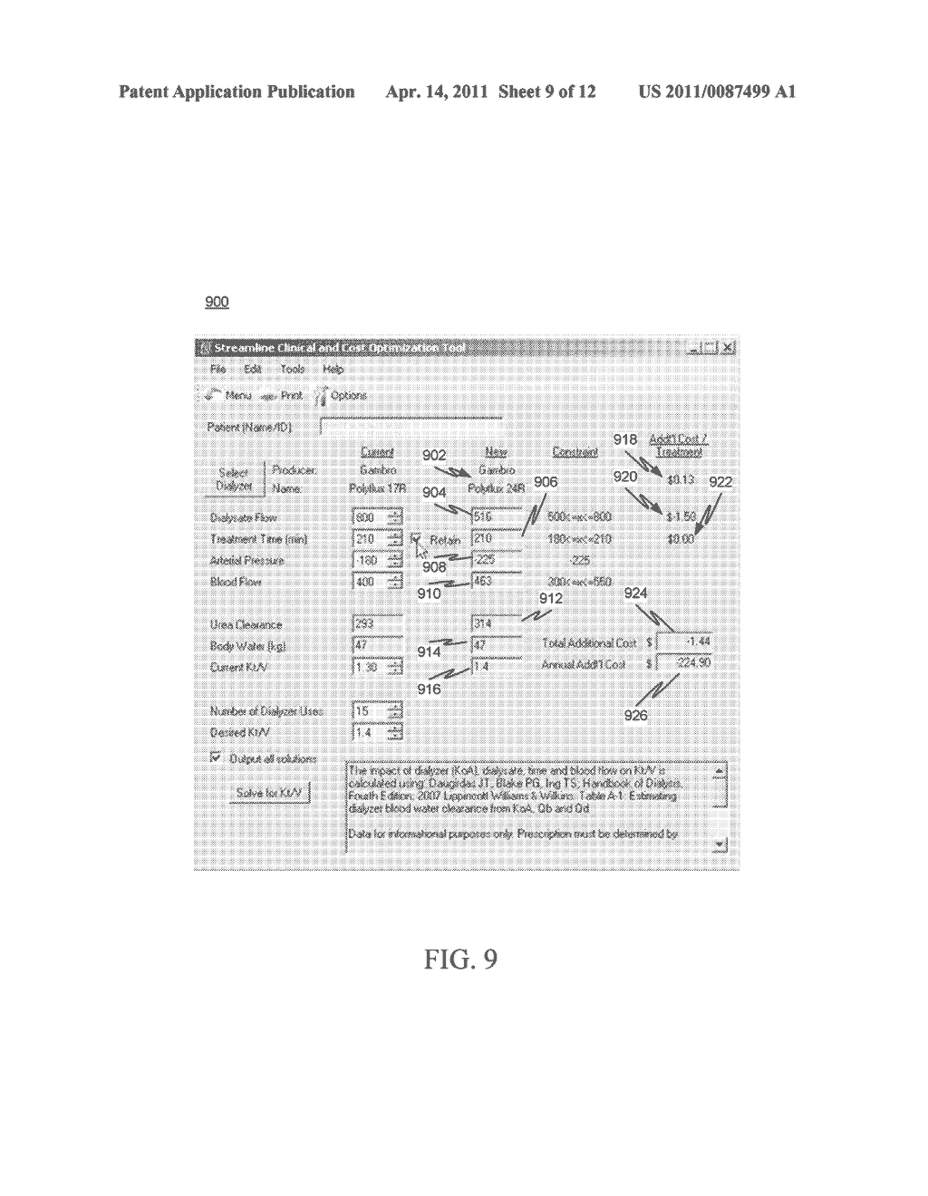 DIALYSIS TREATMENT PLANNING AND COST OPTIMIZATION - diagram, schematic, and image 10