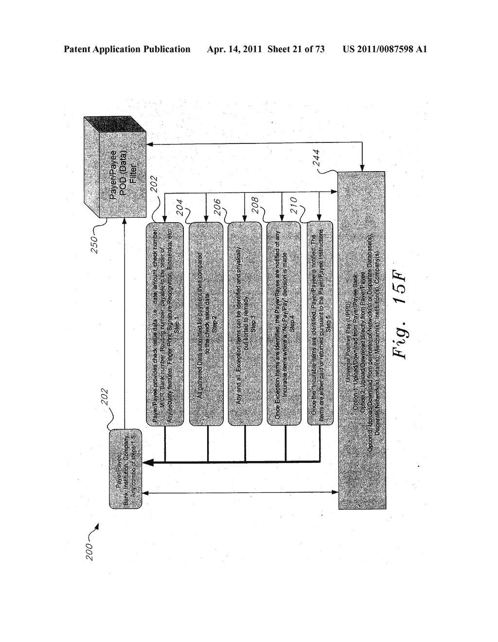 UNIVERSAL POSITIVE PAY MATCH, AUTHENTICATION, AUTHORIZATION, SETTLEMENT AND CLEARING SYSTEM - diagram, schematic, and image 22