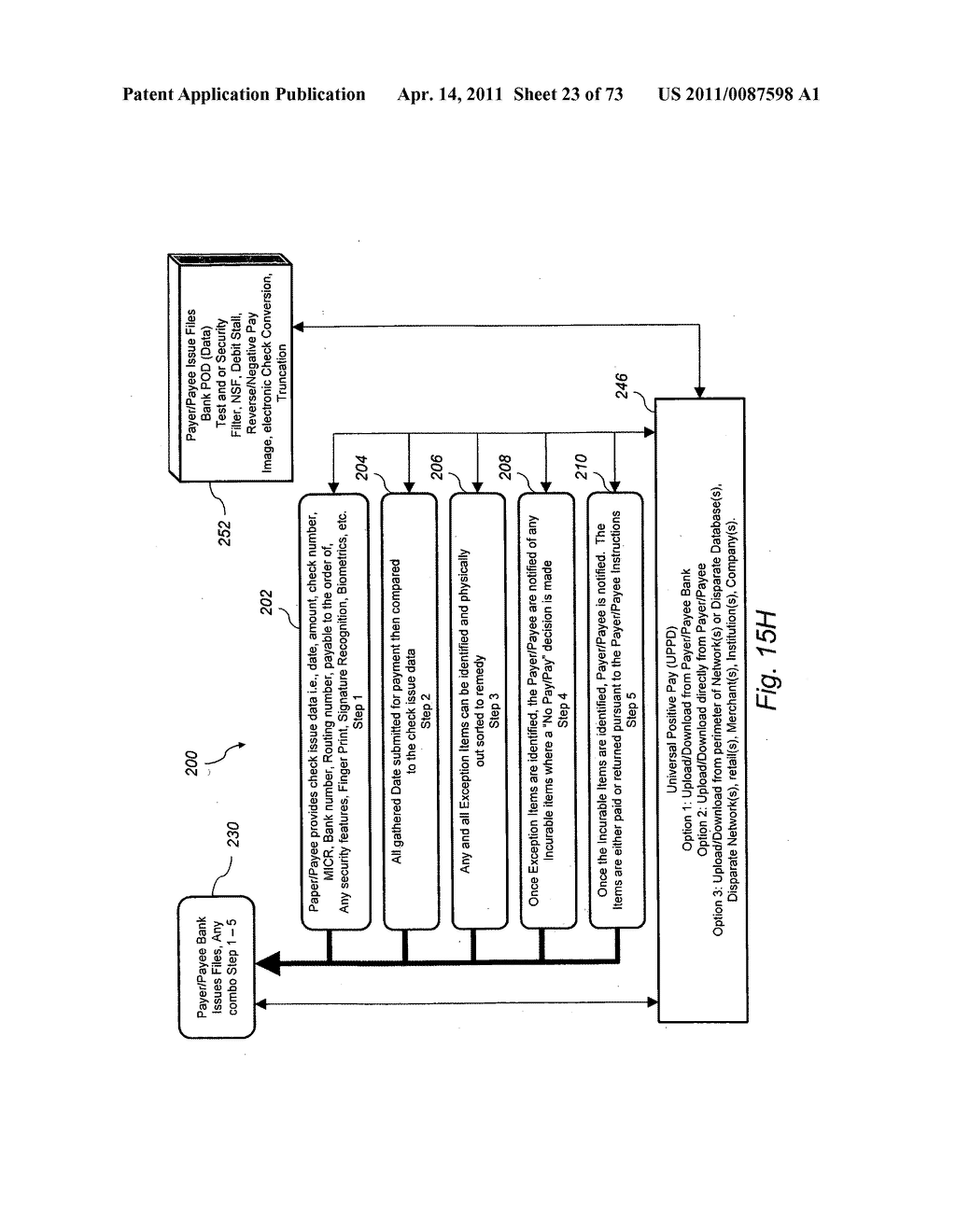 UNIVERSAL POSITIVE PAY MATCH, AUTHENTICATION, AUTHORIZATION, SETTLEMENT AND CLEARING SYSTEM - diagram, schematic, and image 24