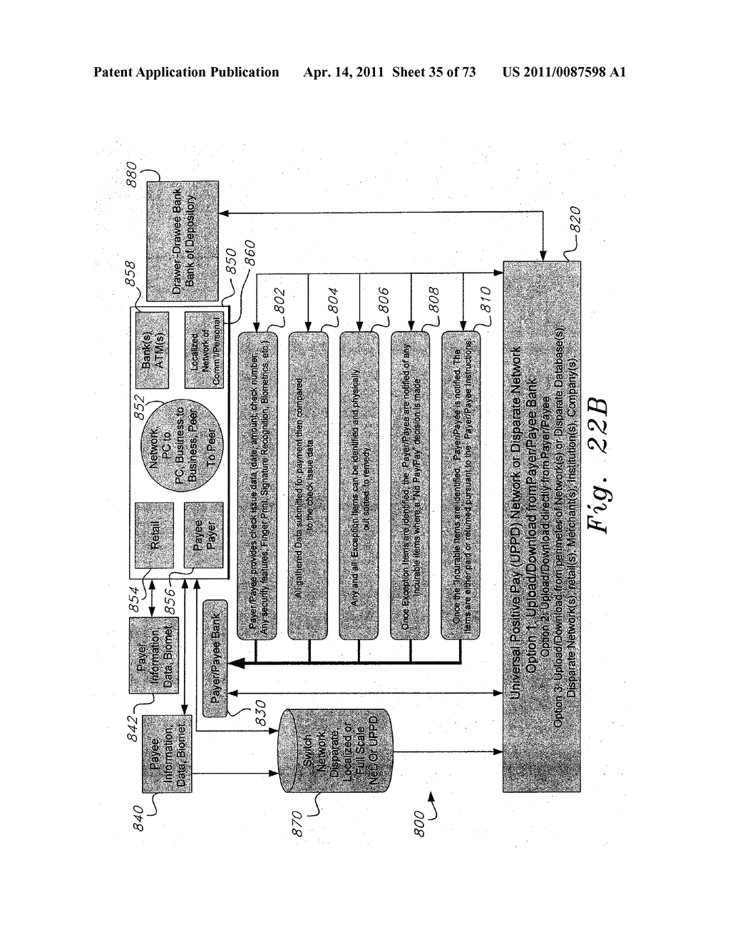 UNIVERSAL POSITIVE PAY MATCH, AUTHENTICATION, AUTHORIZATION, SETTLEMENT AND CLEARING SYSTEM - diagram, schematic, and image 36