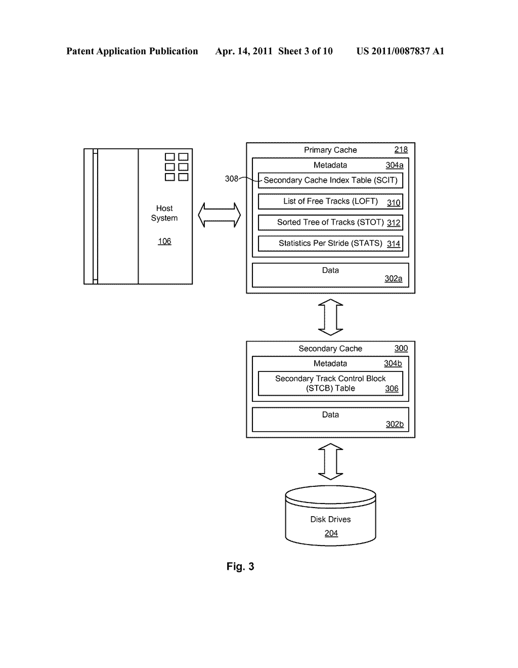 SECONDARY CACHE FOR WRITE ACCUMULATION AND COALESCING - diagram, schematic, and image 04