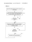 PRE-FETCHING CONTENT ITEMS BASED ON SOCIAL DISTANCE diagram and image