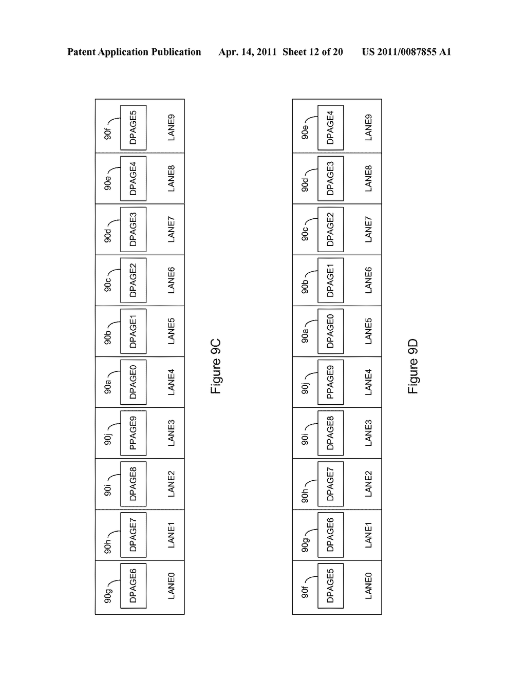 Method and Apparatus for Protecting Data Using Variable Size Page Stripes in a FLASH-Based Storage System - diagram, schematic, and image 13