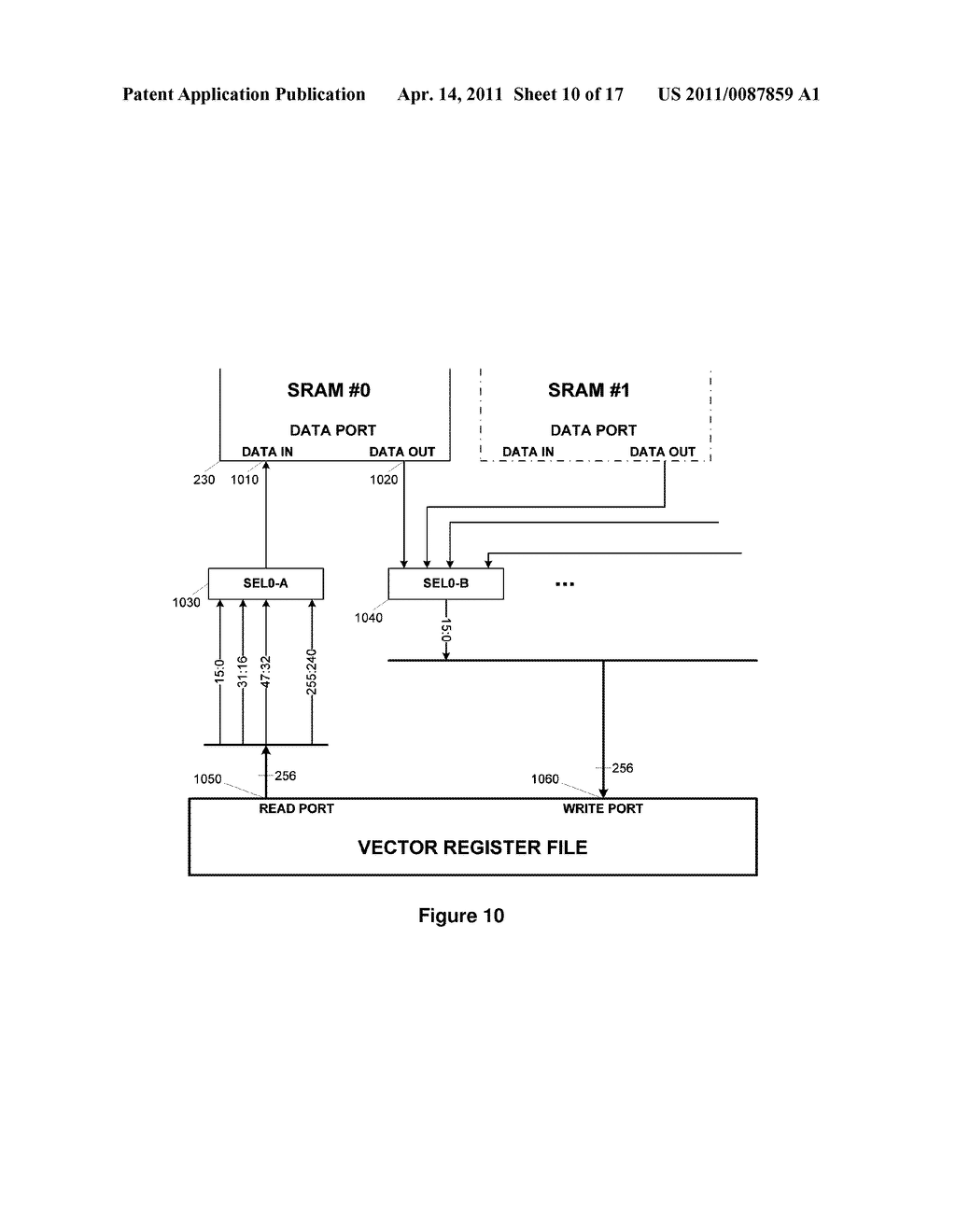 SYSTEM CYCLE LOADING AND STORING OF MISALIGNED VECTOR ELEMENTS IN A SIMD PROCESSOR - diagram, schematic, and image 11